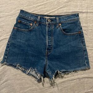 Levi's Premium Ribcage Womens Shorts